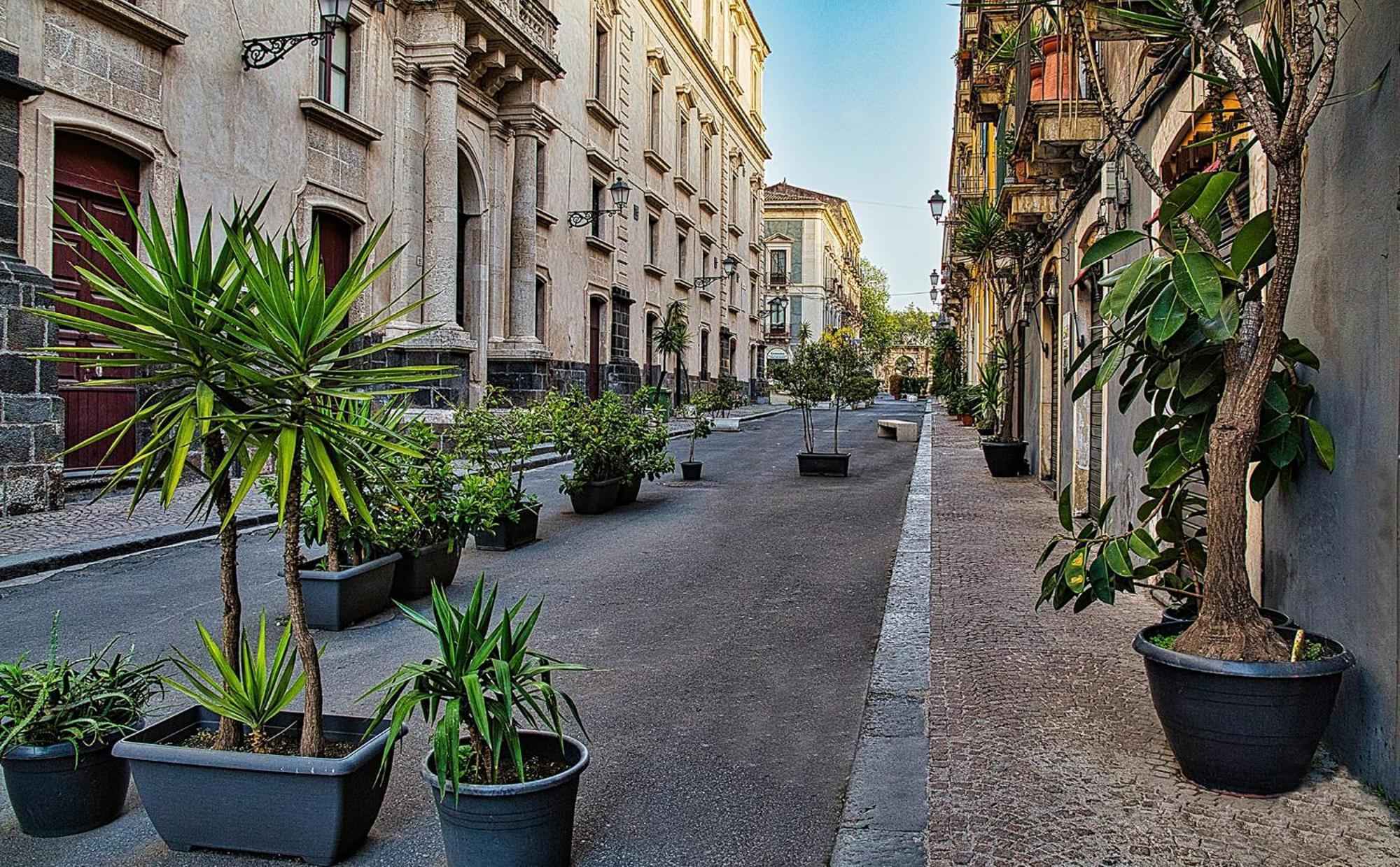 Design With Amazing View Over Appartement Catane